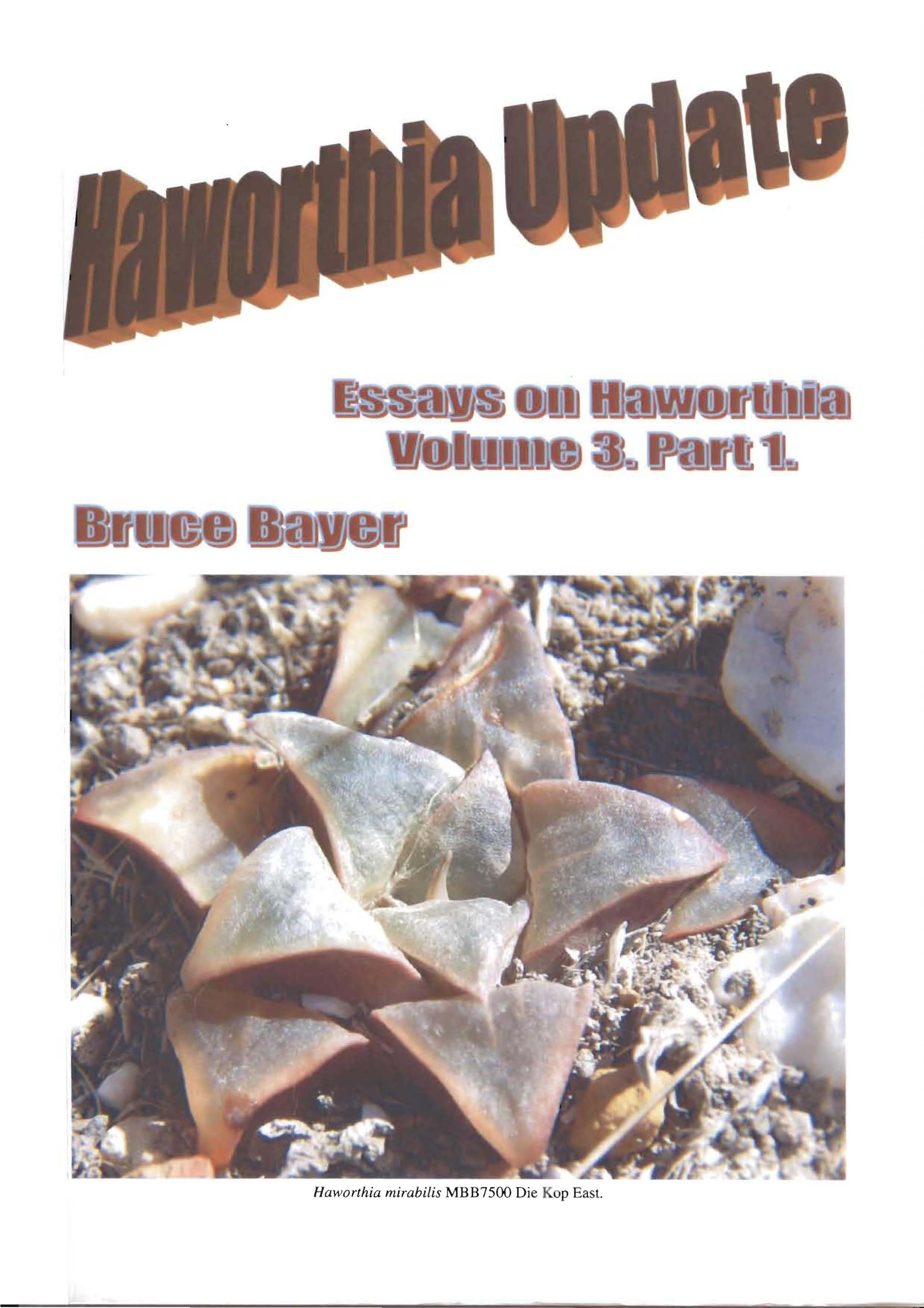 Haworthia Updates vol. 3